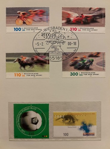 Sonderbriefmarken ball des - ball,